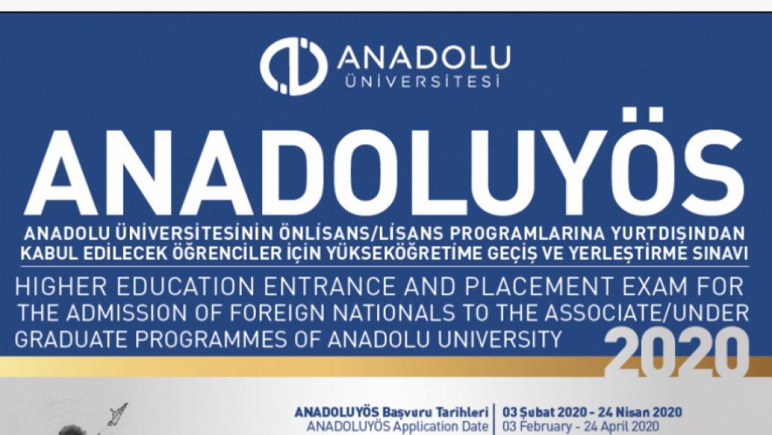 Anadolu Üniversitesi YÖS Başvuruları