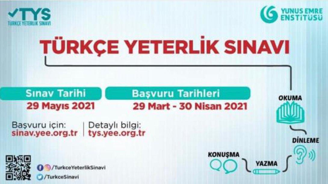 Türkçe Yeterlik Sınavı (TYS) Başvuruları Başladı