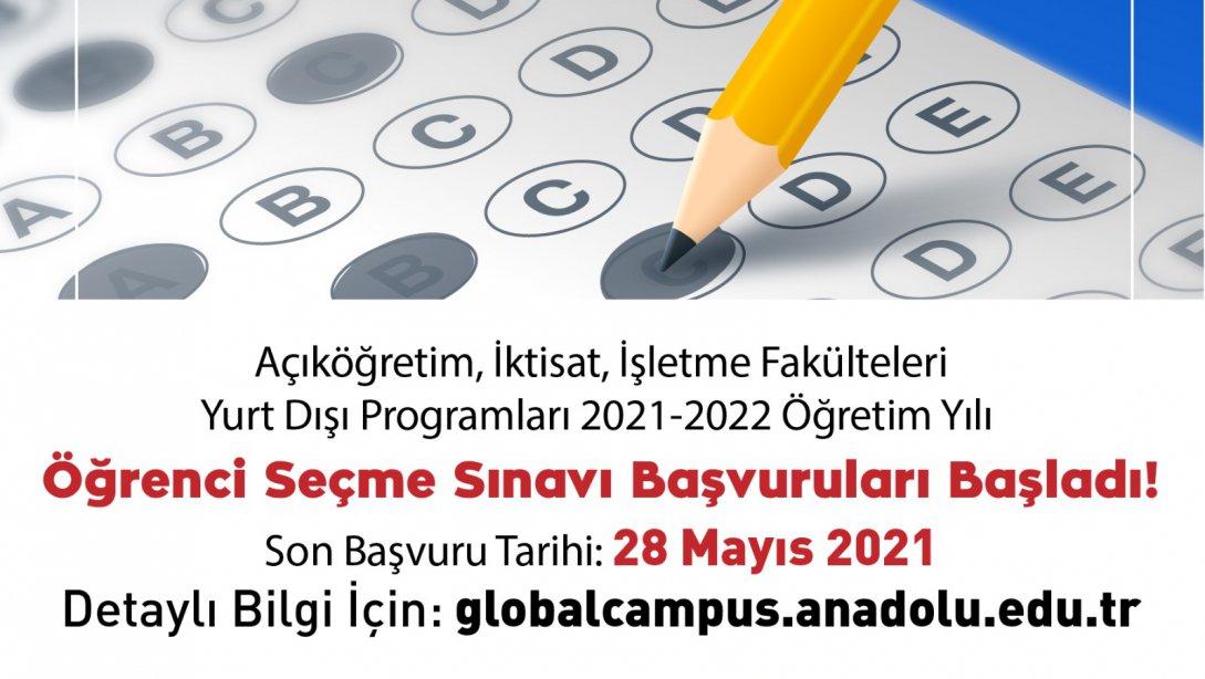 Anadolu Üniversitesi Öğrenci Seçme Sınavı Başvuruları
